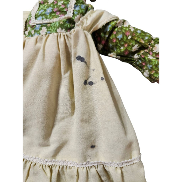 Vintage 16' 1970s Knickerbocker Friends of Holly Hobbie "Amy" fabric Rag Doll - Picture 3 of 10